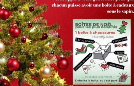 Cette année, le Rotary Club de Langon Sauternes renouvelle l'action BOITE DE NOEL avec les Maillons du Cœur